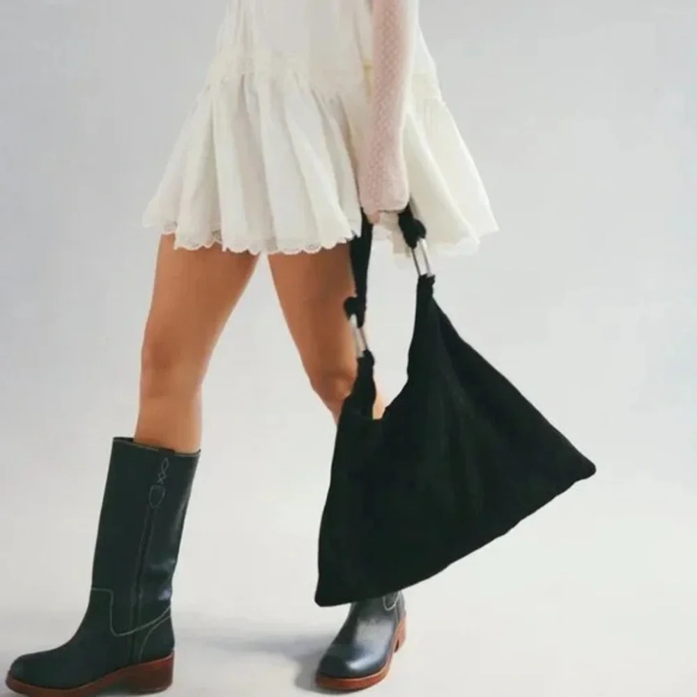 Free People Bobbi Suede Slouchy Tote Bag❤️ NWOT - Picture 7 of 7